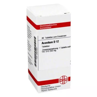 ACONITUM D 12 Tabletten, 80 St