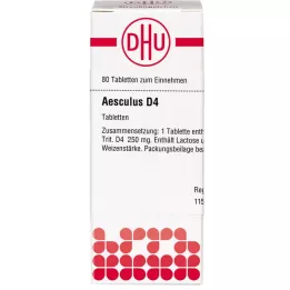 AESCULUS D 4 Tabletten, 80 St