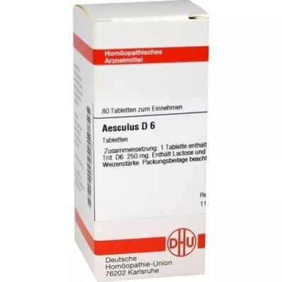 AESCULUS D 6 Tabletten, 80 St