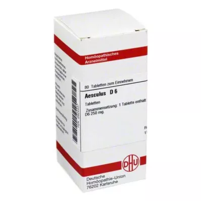 AESCULUS D 6 Tabletten, 80 St