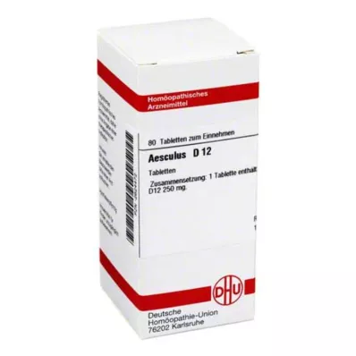 AESCULUS D 12 Tabletten, 80 St