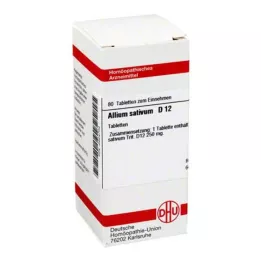 ALLIUM SATIVUM D 12 Tabletten, 80 St