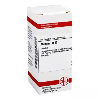 ALUMINA D 12 Tabletten, 80 St ALUMINA D 12 Tabletten, 80 St