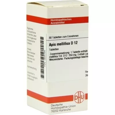 APIS MELLIFICA D 12 Tabletten, 80 St