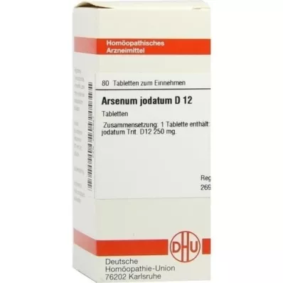 ARSENUM JODATUM D 12 Tabletten, 80 St