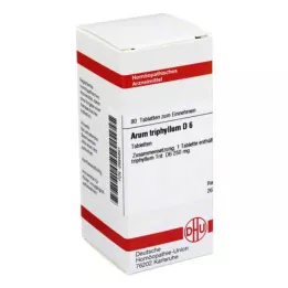 ARUM TRIPHYLLUM D 6 Tabletten, 80 St
