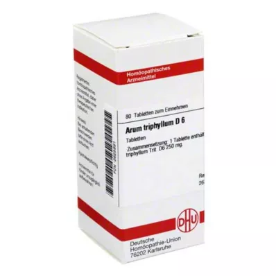 ARUM TRIPHYLLUM D 6 Tabletten, 80 St