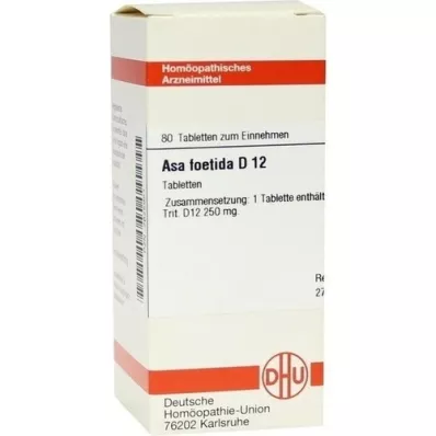 ASA FOETIDA D 12 Tabletten, 80 St