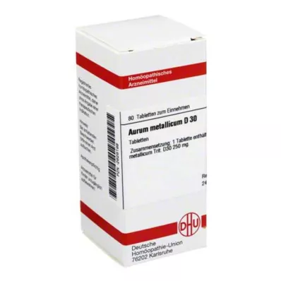 AURUM METALLICUM D 30 Tabletten, 80 St AURUM METALLICUM D 30 Tabletten, 80 St