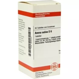 AVENA SATIVA D 6 Tabletten, 80 St