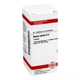 AVENA SATIVA D 6 Tabletten, 80 St