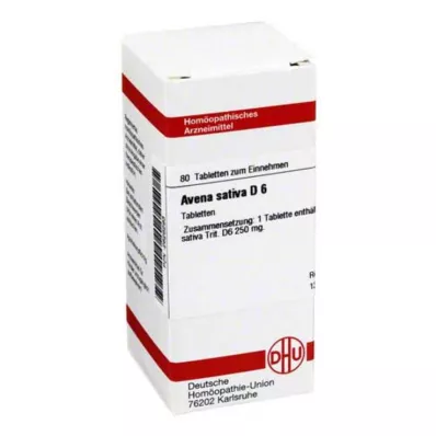 AVENA SATIVA D 6 Tabletten, 80 St AVENA SATIVA D 6 Tabletten, 80 St