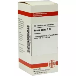 AVENA SATIVA D 12 Tabletten, 80 St