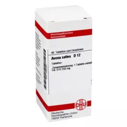 AVENA SATIVA D 12 Tabletten, 80 St
