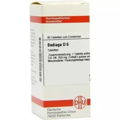 BADIAGA D 6 Tabletten, 80 St