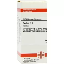 CACTUS D 6 Tabletten, 80 St