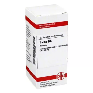 CACTUS D 6 Tabletten, 80 St