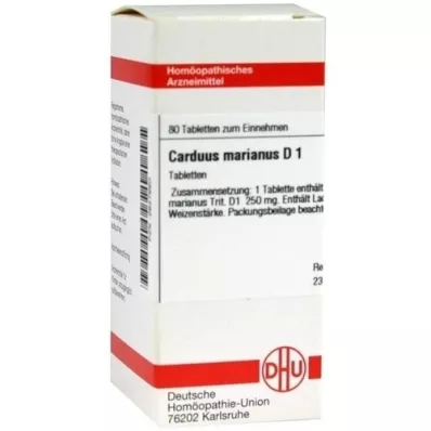 CARDUUS MARIANUS D 1 Tabletten, 80 St