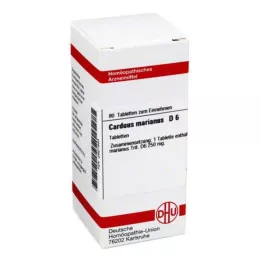 CARDUUS MARIANUS D 6 Tabletten, 80 St
