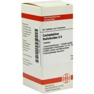 CAULOPHYLLUM THALICTROIDES D 6 Tabletten, 80 St