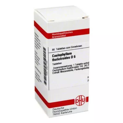 CAULOPHYLLUM THALICTROIDES D 6 Tabletten, 80 St CAULOPHYLLUM THALICTROIDES D 6 Tabletten, 80 St