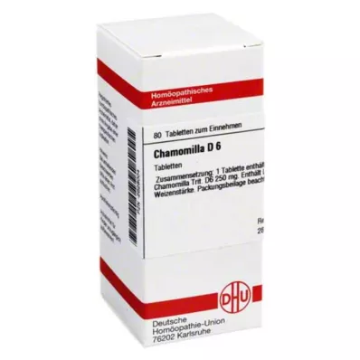 CHAMOMILLA D 6 Tabletten, 80 St