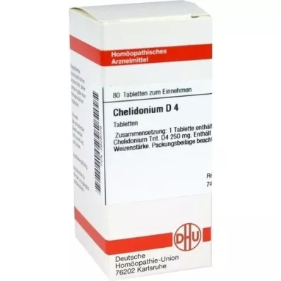 CHELIDONIUM D 4 Tabletten, 80 St