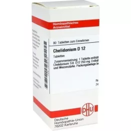 CHELIDONIUM D 12 Tabletten, 80 St