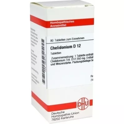 CHELIDONIUM D 12 Tabletten, 80 St