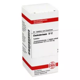 CHOLESTERINUM D 12 Tabletten, 80 St