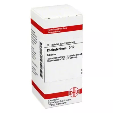 CHOLESTERINUM D 12 Tabletten, 80 St