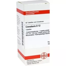 CINNABARIS D 12 Tabletten, 80 St