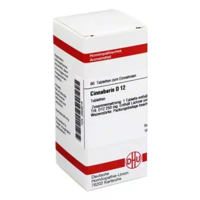 CINNABARIS D 12 Tabletten, 80 St