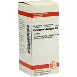 COBALTUM METALLICUM D 6 Tabletten, 80 St