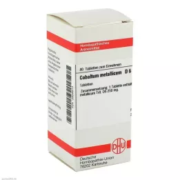 COBALTUM METALLICUM D 6 Tabletten, 80 St