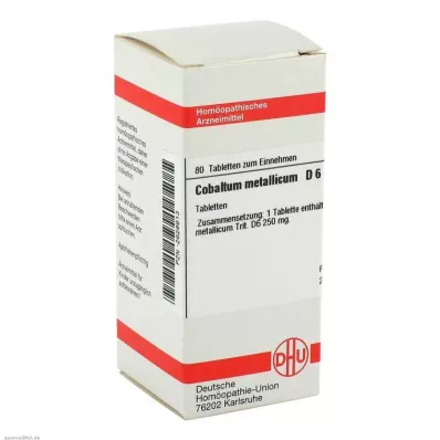 COBALTUM METALLICUM D 6 Tabletten, 80 St