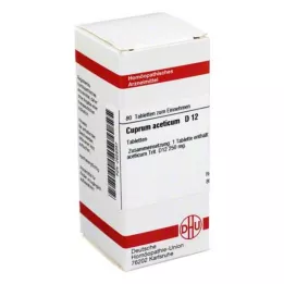 CUPRUM ACETICUM D 12 Tabletten, 80 St