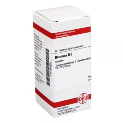 DAMIANA D 2 Tabletten, 80 St DAMIANA D 2 Tabletten, 80 St