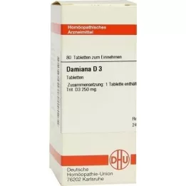 DAMIANA D 3 Tabletten, 80 St