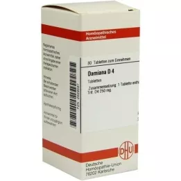 DAMIANA D 4 Tabletten, 80 St