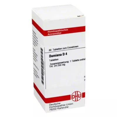 DAMIANA D 4 Tabletten, 80 St DAMIANA D 4 Tabletten, 80 St