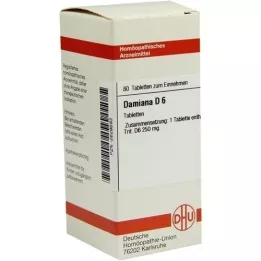 DAMIANA D 6 Tabletten, 80 St