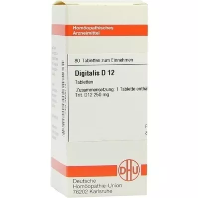 DIGITALIS D 12 Tabletten, 80 St