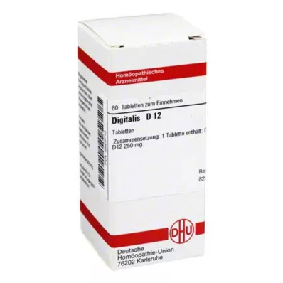 DIGITALIS D 12 Tabletten, 80 St DIGITALIS D 12 Tabletten, 80 St