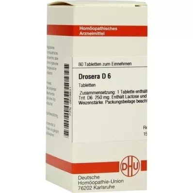 DROSERA D 6 Tabletten, 80 St