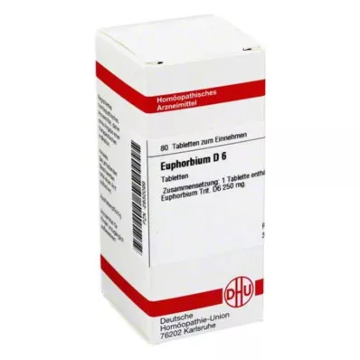 EUPHORBIUM D 6 Tabletten, 80 St