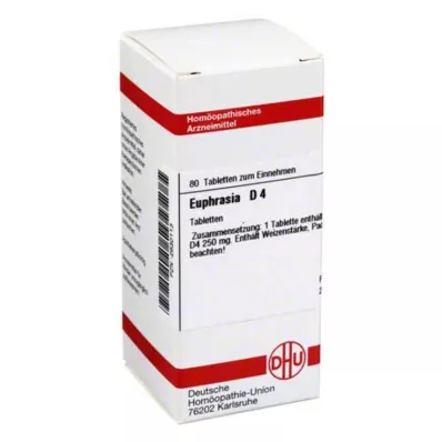 EUPHRASIA D 4 Tabletten, 80 St