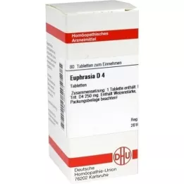 EUPHRASIA D 4 Tabletten, 80 St