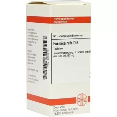 FORMICA RUFA D 6 Tabletten, 80 St