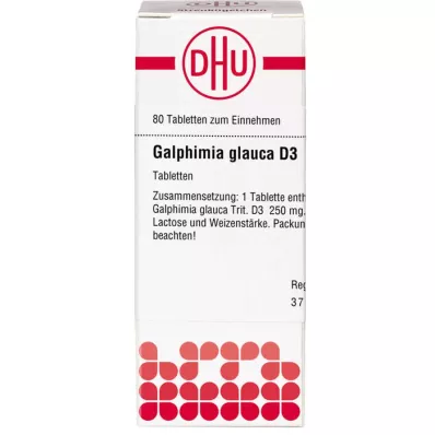 GALPHIMIA GLAUCA D 3 Tabletten, 80 St